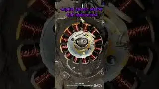 TVS Jupiter classic starter coil replace #automobile #mechanic # 