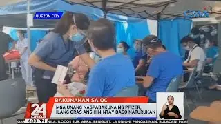 QC Mayor Belmonte apologizes for Pfizer vaccination delay | 24 Oras