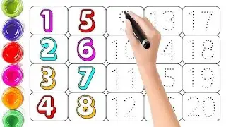 Becho ki counting English or Hindi me,Learn to trace counting, one two three numbers, counting 1-100