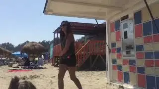 Mobile Locker at the beach in Chile