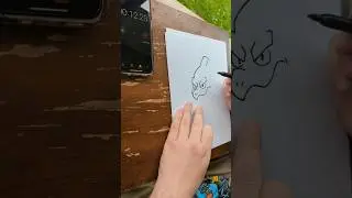 Trying to draw Charmeleon in 30 seconds #pokemon #charmeleon #art #drawing #30secondchallenge