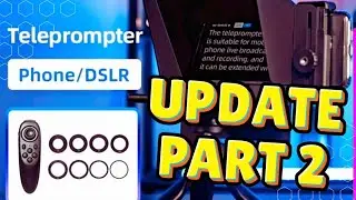 PART 2 - Godox Pronstoor Teleprompter Review Update #Teleprompter #ContentCreation