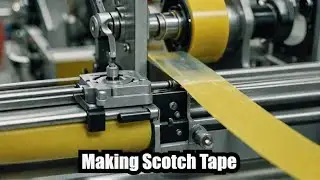 How Scotch Tape Is Really Made In The Factory