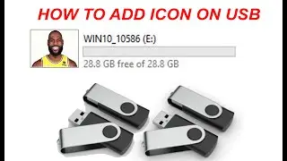HOW TO ADD ICON ON USB