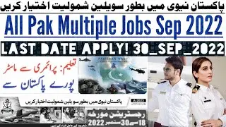 pak navy civilian jobs 2022 !! today navy civilian jobs 2022 !! new jobs 2022