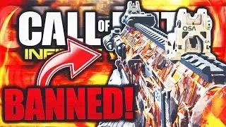THEY REALLY DID BAN THIS GUN! NEW infinite Warfare OVERPOWERED OSA BANNED! (IW WEAPON UPDATE)