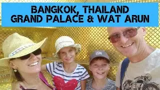 The Grand Palace and Wat Arun Temple. Bangkok, Thailand