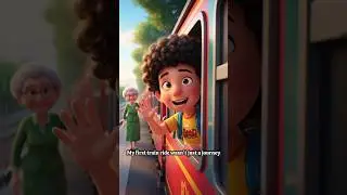 My First Train Ride 🚆 | Heartwarming Animated Story | Grandma&rsquo;s House Adventure