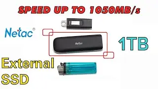 Netac ZX 1TB Portable External SSD 1050MB/s SUPER FAST