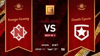 ЛУЧШИЕ МОМЕНТЫ ИГРЫ Nemiga Gaming vs Gambit Esports DPC EEU 2021/22 Winter Tour: Division II