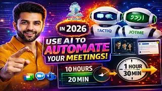 Stop Writing Meeting Notes in 2026! Use AI Agents for Google Meet, Zoom & MS Teams | Urdu/Hindi