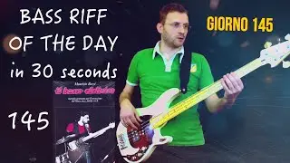 Maurizio Bozzi Il basso elettrico (metodo avanzato) Bass Riff of the day in 30 seconds giorno 145
