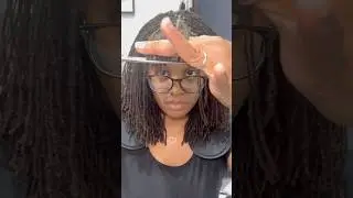 I Trimmed My Microlocs Myself! DIY Micro Loc Maintenance Gone Right (or Wrong?) #fy #trim #locs