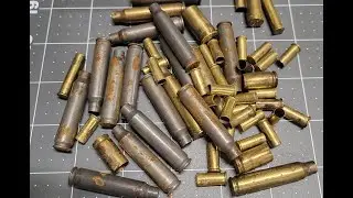 Sanding and polishing a bullet casing!!!