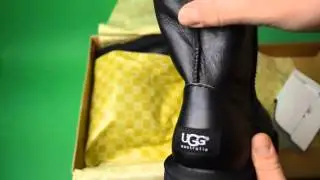 UGG Australia Classic Short Black с пропиткой. Model: 5825