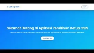 Aplikasi Voting || Flask - MySQL || Episode 1