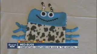Teen makes MedBugs pillows to help comfort children staying in the hospital