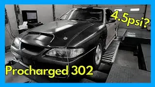 How Much Hp is 4.5 psi of Boost Worth?, Lets find out! | Procharged 302 Ford Mustang