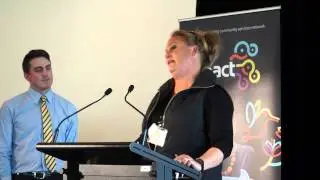 IMPACT's Local Hero, Kerry Hodgson, delivers moving speech at Parliament House