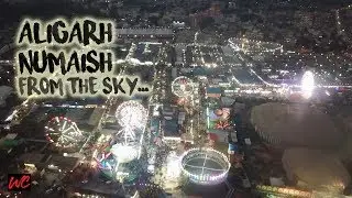 Amazing Aerial View of Aligarh Numaish | Aligarh Exhibition from the Sky