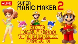 🔴 SUPERMUNDO: NIVELES PLATAFORMERO EXPERTO | DESAFÍO NORMAL SIN SKIP Y EXPERTO | SMM2