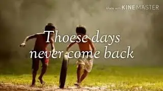 Segno musica-Days never come back