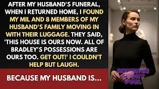 After my husband’s funeral, my in-laws moved in and said ,“This house belongs to us. Leave! but