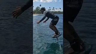 Efoil lesson/tow session/prone foil in NW Puerto Rico #efoil #foil #puertorico #liftfoil #prsa