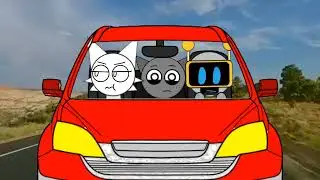 Road Trip ft. Gray, Wenda, and Funbot |Sprunki animation