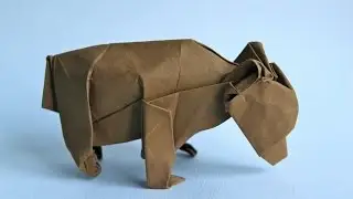 Origami bear by John Szinger