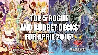 Top 5 Rogue and Budget Decks April 2016 Shining Victories Format!
