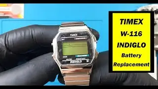 TIMEX W-116 Battery Replacement
