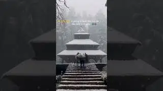 Hadimba Temple Snowfall Spectacle  A Magical Winter Journey #manali #hadimbadevitemple #nature
