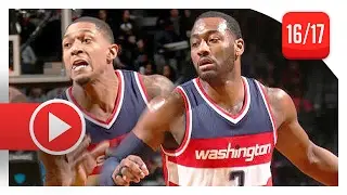 John Wall & Bradley Beal Full Highlights vs Nets (2017.02.08) - TOO GOOD!