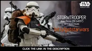 Обзор фигурки штурмовика Rogue One Star Wars Hot Toys Jedha Patrol TK-14057 в масштабе 1/6