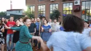 Lindy Hop in Moscow. Линди хоп на Флаконе.