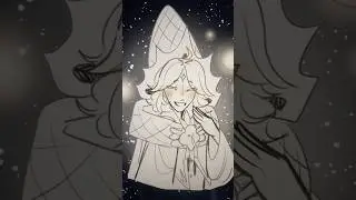 She guessed my favorite color on the first try #art #crk #shadowvanilla #artist #cookierun #drawing