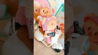 Labubu Scooter 🛵 #unboxing #asmr #funny
