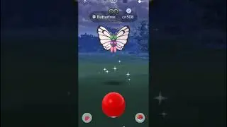 shiny bow butterfree! pokemon go fashion week