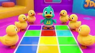 JJ and the Ducklings&rsquo; Color Match Challenge | Fun Nursery Rhymes & Kids Songs