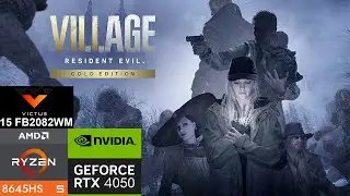 Resident Evil Village Benchmark | RTX 4050 + Ryzen 5 8645HS | All Presets Tested!