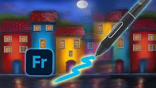 Откройте для себя СИЛУ живых кистей в Adobe Fresco для создания потрясающих картин на стенах