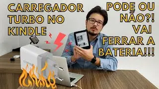 Posso usar carregador Turbo no Kindle?! E carregador comum?! Como carregar o Kindle na tomada?!
