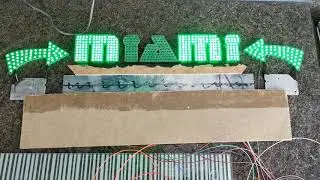 S and B Models Miami top sign.