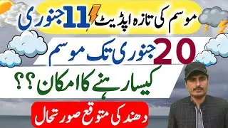 Weather Forecast for next 2 weeks in Pakistan || Crop and Weather