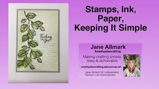 New A Touch Of Ink Sale-A-Bration 2021 #simplestamping
