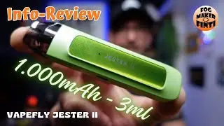Vapefly Jester II Pod Kit | 1000mAh 3ml | Info Review