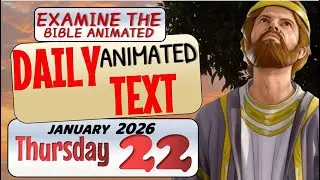 JW DAILY ANIMATED TEXT 🔵 TRUE FORGIVENESS. ✅ EXAMINE THE BIBLE ANIMATED
