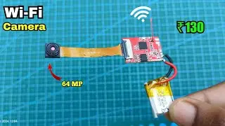 How To Make Wireless Spy Camera At Home | How To Make WiFi Camera For Drone
