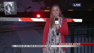 News   Man hit by a train in Fargo